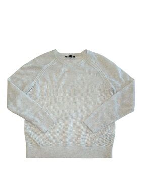 Banana Republic Extra Fine Merino Wool & Cashmere Sweater Grey Med